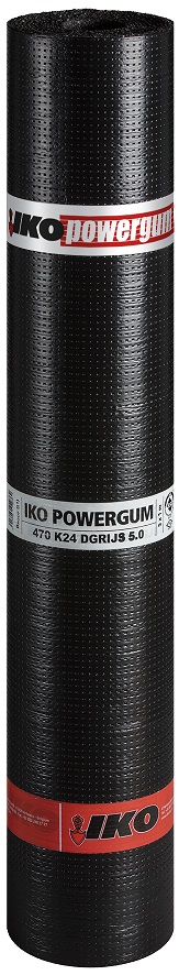 IKO Powergum 470K24 donkergrijs 5.0 x 1 mtr.