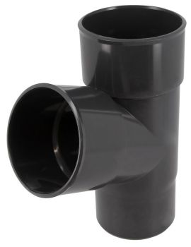 Nicoll PVC-Ti T-stuk 67,5 graden mof-vse antraciet Ø100