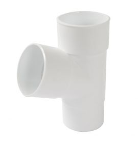 Nicoll PVC-Ti T-stuk 67,5 graden mof-vse wit Ø80