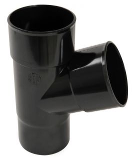 Nicoll PVC-Ti T-stuk 67,5 graden mof-vse zwart Ø100