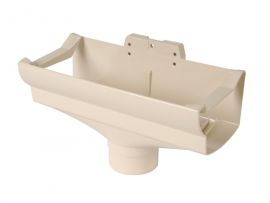 Ovation LG28 PVC-Ti expansie centraaluitloop Ø80 beige