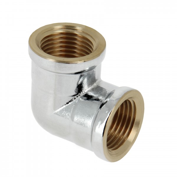 BONFIX Draad messing kniekoppeling 3/8″ bi.dr. chroom