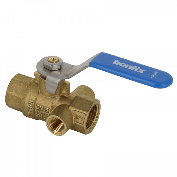 BONFIX Kogelstopkraan 1/2″ x 1/2″ bi.dr. met aftap