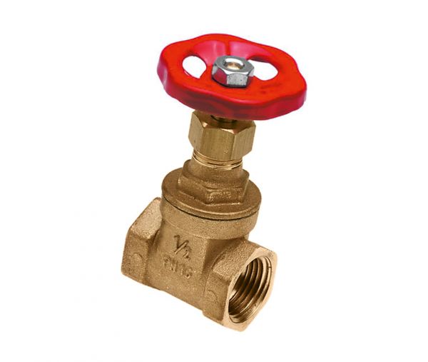 BONFIX Schuifafsluiter 2x 3″ binnendraad + rood handwiel