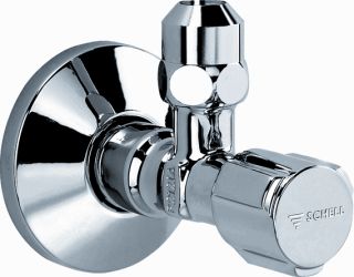 Shell Hoekstopkraan 3/8″ x 10 met rozet chroom