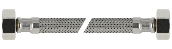 BONFIX RVS flexibele aansluitleiding 35cm 1/2″ bi. x 3/8″ bi.