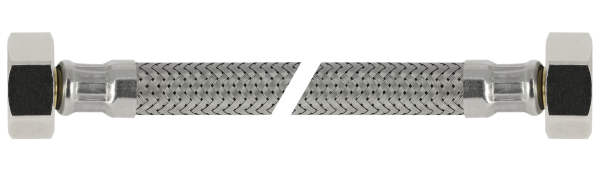 BONFIX RVS flexibele aansluitleiding 50cm 1/2″ bi. x 3/8″ bi.