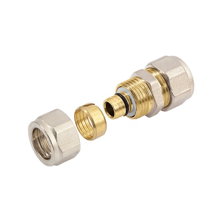 BONFIX Alu-knel rechte koppeling 26 x 26 mm