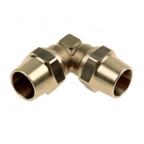 BONFIX BELGAS knel messing kniekoppeling 28 x 28 mm
