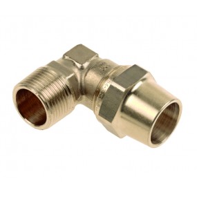 BONFIX BELGAS knel messing kniekoppeling 1″ bu.dr. x 22 mm