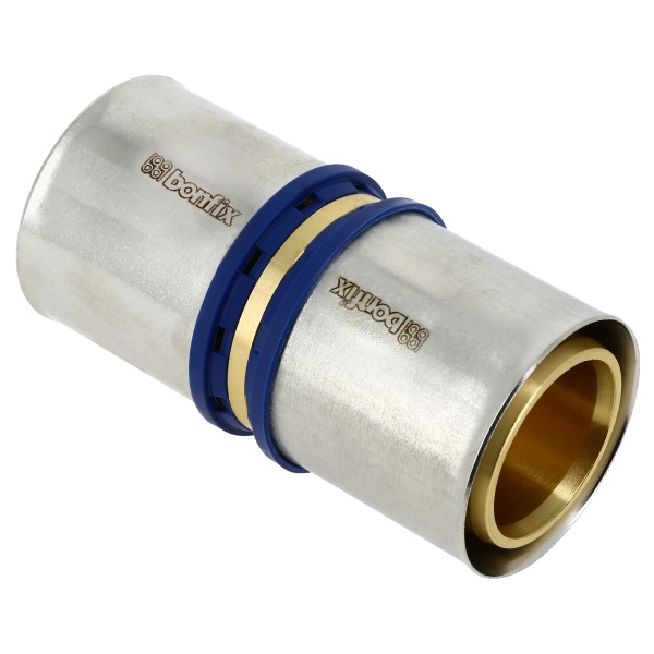 BONFIX Alu-pers rechte koppeling 40 x 40 mm