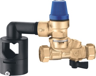 Caleffi inlaatcombinatie 15 knel