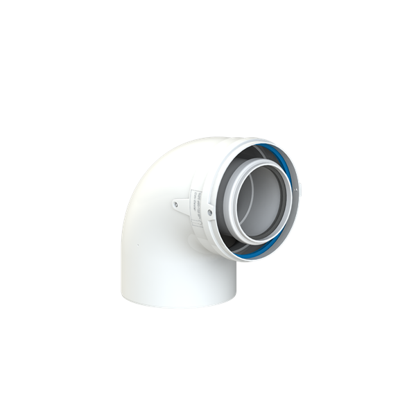 CoxDENS® PP/Alu bocht 87° Ø 80/125